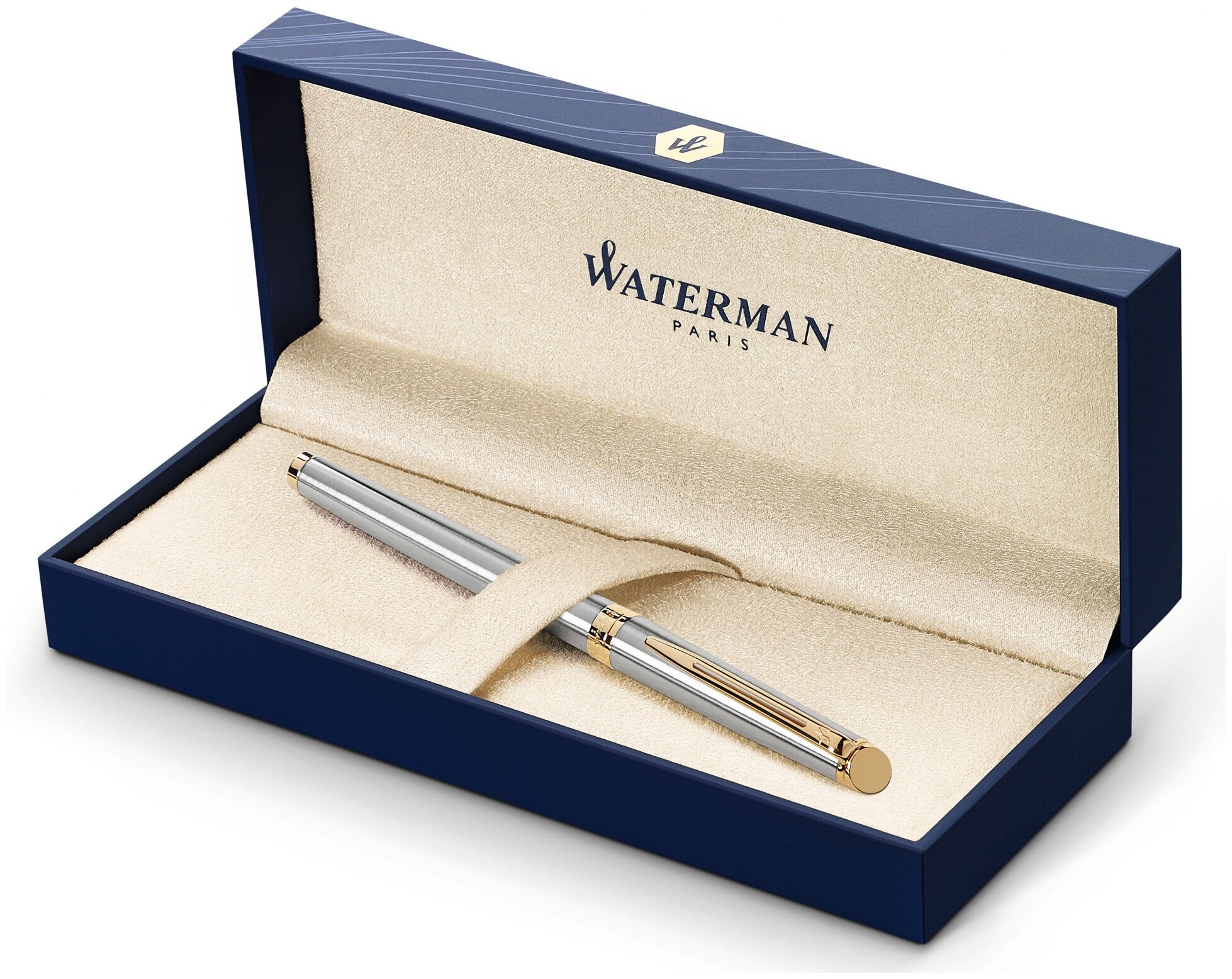 Ручка-роллер Waterman Hemisphere Essential Stainless Steel GT, Steel GT, F