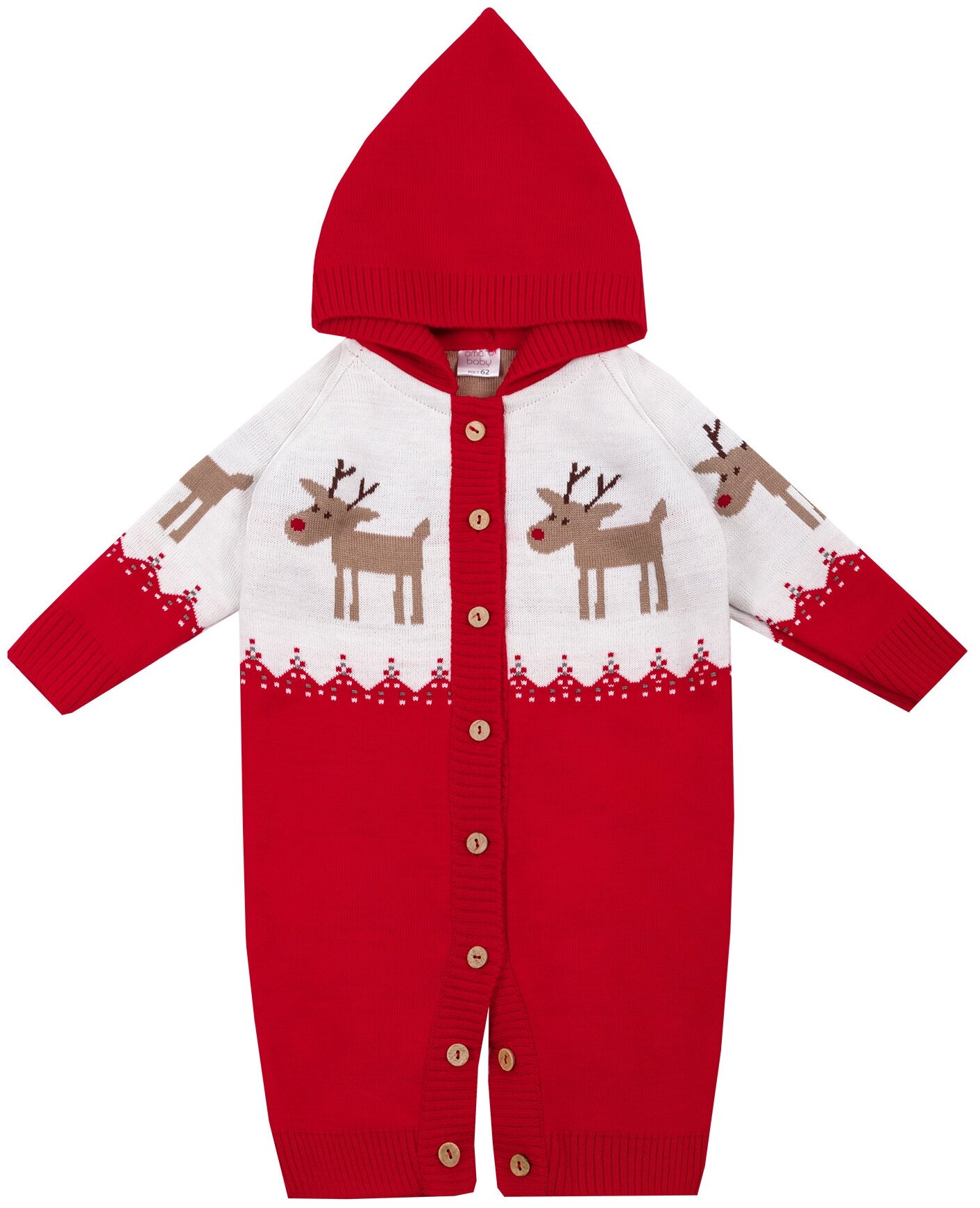 Комбинезон Amarobaby Pure Love Christmas Deer