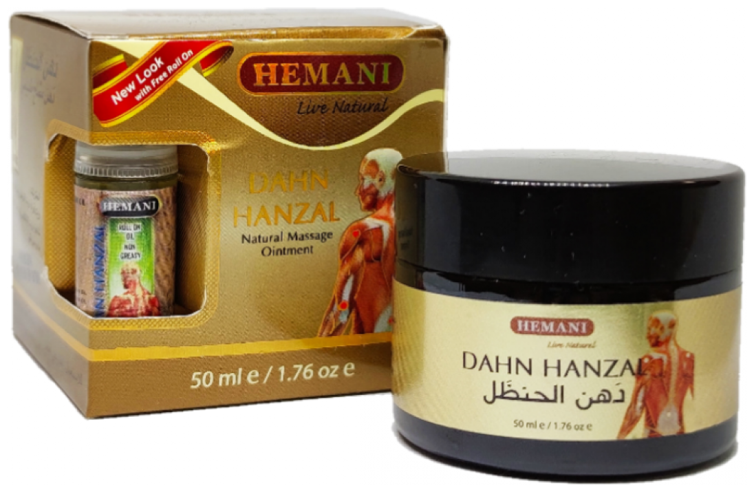 Согревающая мазь Dahn Hanzal (Дан Ханзал) массажное масло Hemani (Хемани) 50мл обезболивающая противовоспалительная лечебная с согревающим эффектом