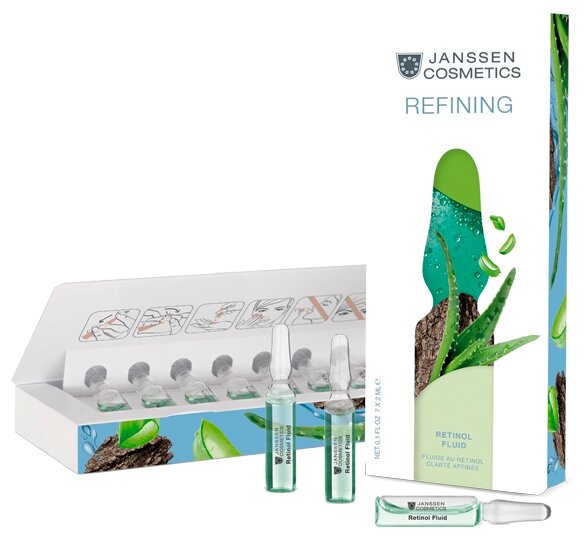 Janssen Cosmetics Интенсивно восстанавливающий anti-age флюид с ретинолом, 7 х 2 мл (Janssen Cosmetics, ) - фото №4