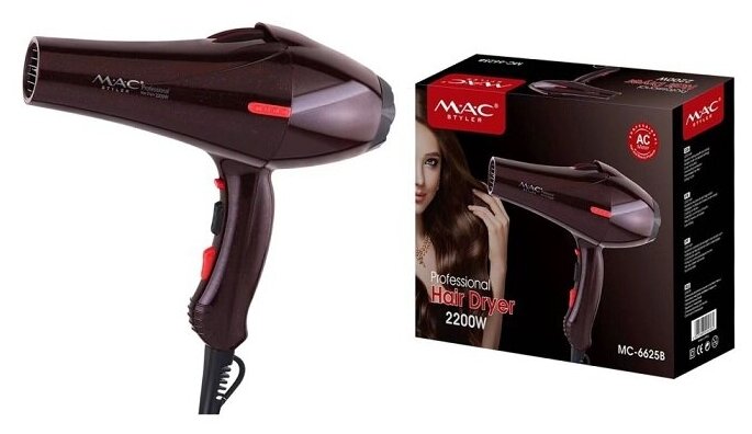 Фен для сушки волос MAC MC-6625B