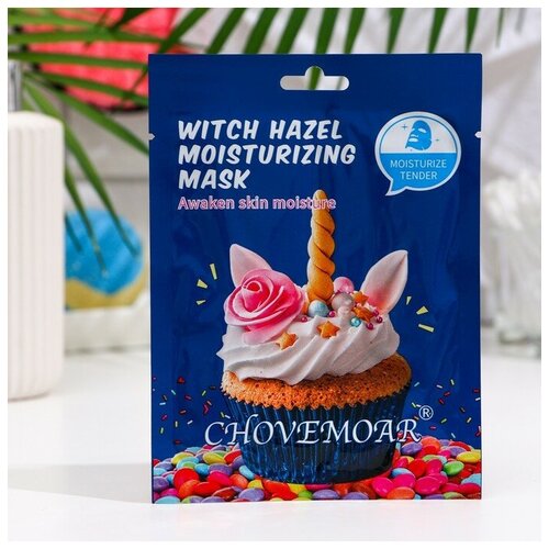 Chovemoar Маска для лица Witch hazel Moisturizing Mask, 25 мл