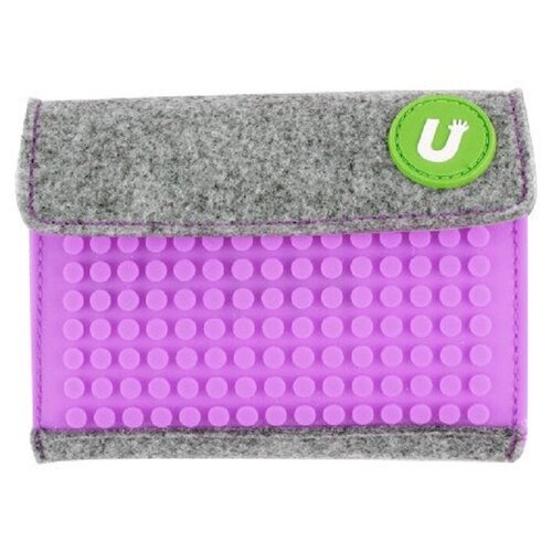 фото Пиксельный кошелек pixel felt small wallet wy-b007 фиолетовый upixel