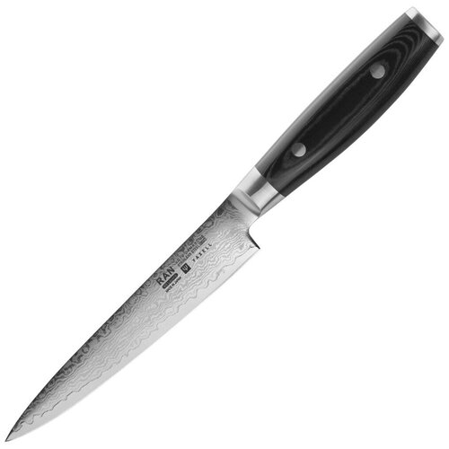 YAXELL Нож кухонный для тонкой нарезки 18 см, «Sujihiki», дамасская сталь YA36007 Ran