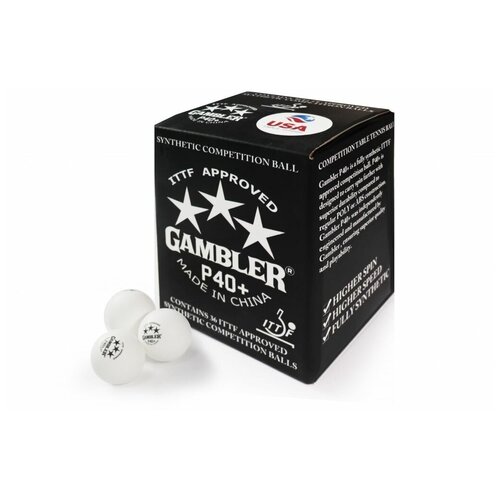Мячи для н/т GAMBLER P40+ BALL - 36 PACK