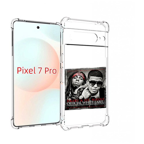 чехол mypads drake official white label для google pixel 7 pro задняя панель накладка бампер Чехол MyPads Drake - Official White Label для Google Pixel 7 Pro задняя-панель-накладка-бампер