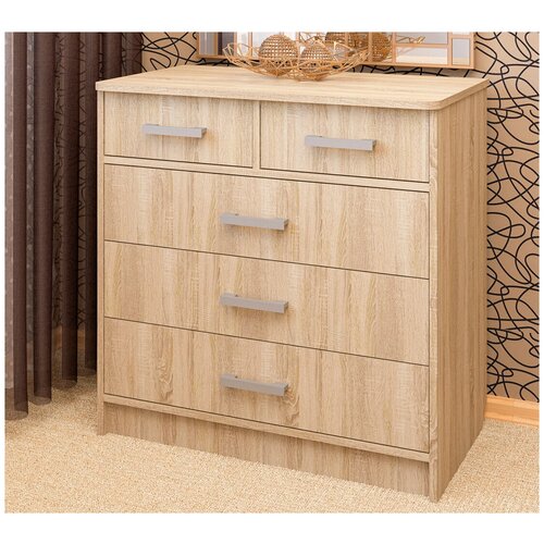 Комод К-10, венге/молочный