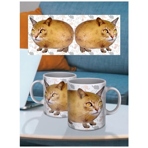 Кружка с принтом М Праздник 