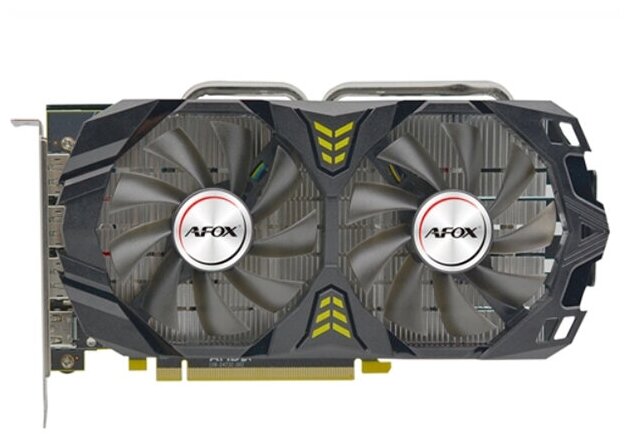 Видеокарта Afox RX 580 ATX Dual Fan 2048SP 8GB 1257MHz PCI-E 8192Mb 8000MHz 256-bit AFRX580-8192D5H3-V2