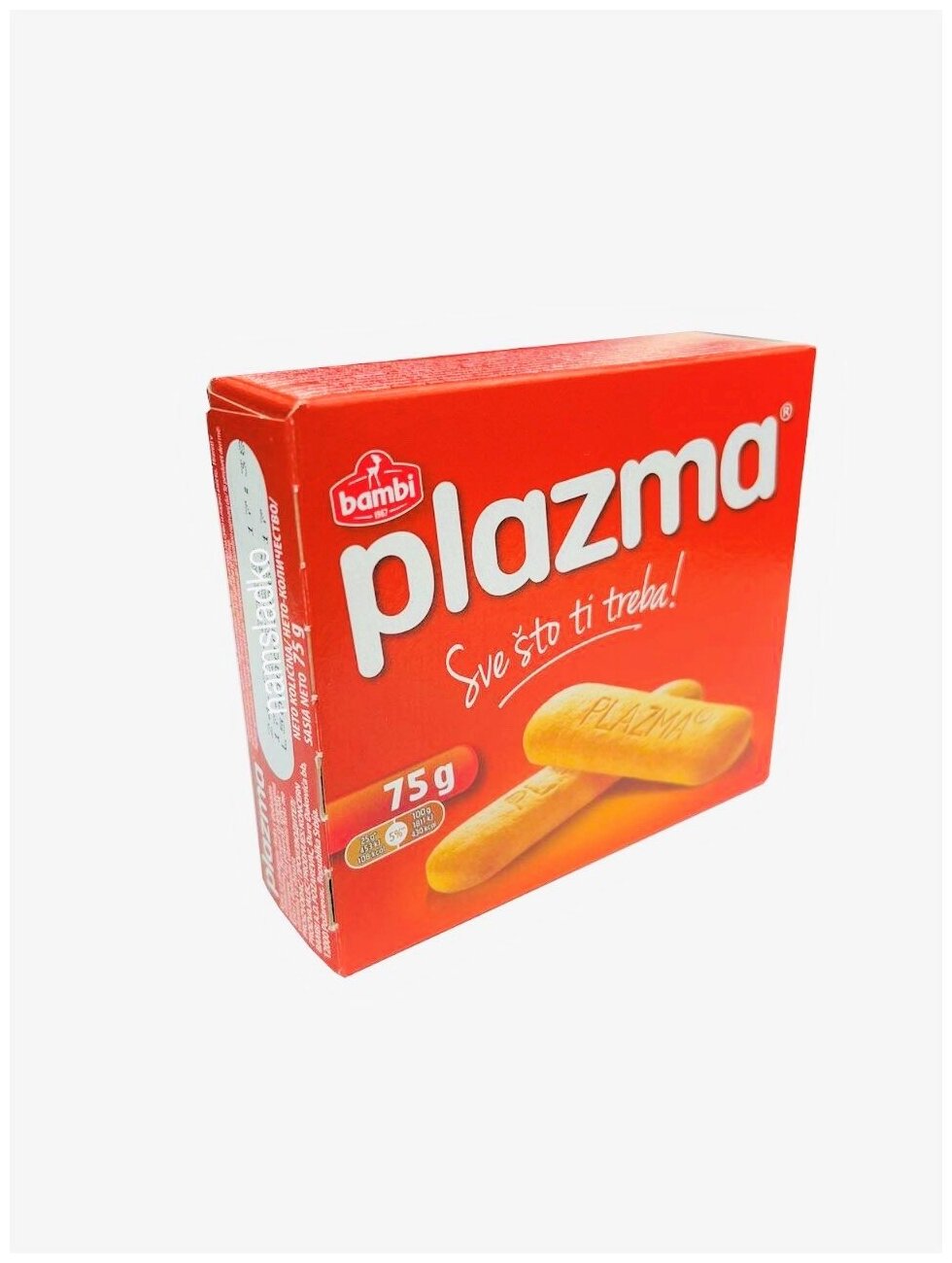 Печенье с витаминами Плазма (Plazma) 75 грамм. - 12 шт. Европа. - фотография № 2