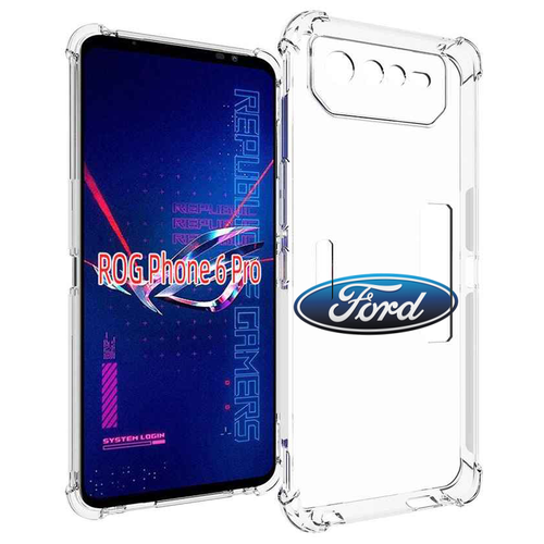 Чехол MyPads ford-3 мужской для Asus ROG Phone 6 Pro задняя-панель-накладка-бампер чехол mypads gaming 3 для asus rog phone 6 pro задняя панель накладка бампер