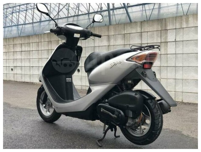 Чехол сидения на скутер Honda Dio - 56-57 - Экокожа - Черный - 09мм
