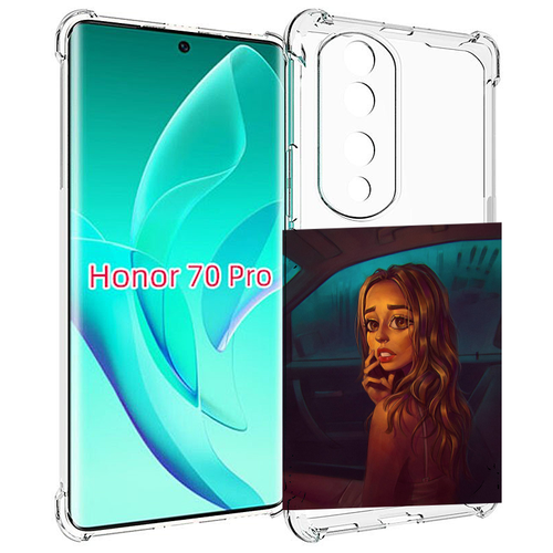 Чехол MyPads пуп-невесты женский для Honor 70 Pro / 70 Pro Plus задняя-панель-накладка-бампер чехол mypads пуп невесты женский для oukitel c31 pro задняя панель накладка бампер