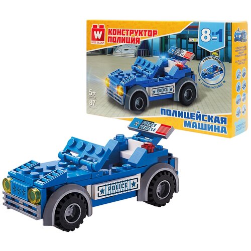 Вайс Блок. Конструктор полицейская машина. TM Wise Block