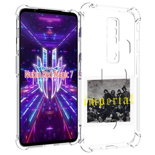 Чехол MyPads Denzel Curry - Imperial для ZTE Nubia Red Magic 7 задняя-панель-накладка-бампер