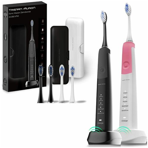 Пара зубных щёток Tristan Auron Sonic Master 55000 BlackPink 1990000₽