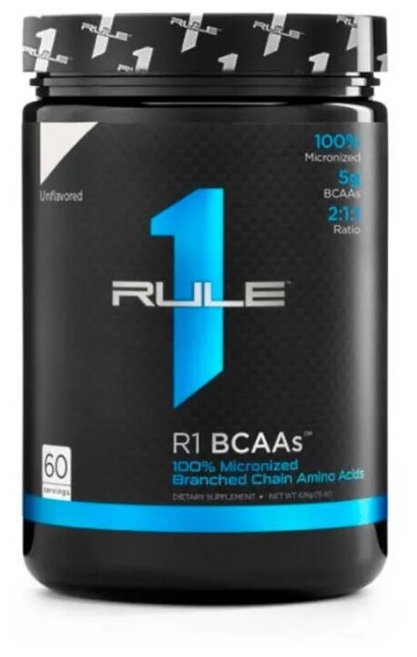 R1 BCAAs Rule 1 (318 гр) - Без Вкуса