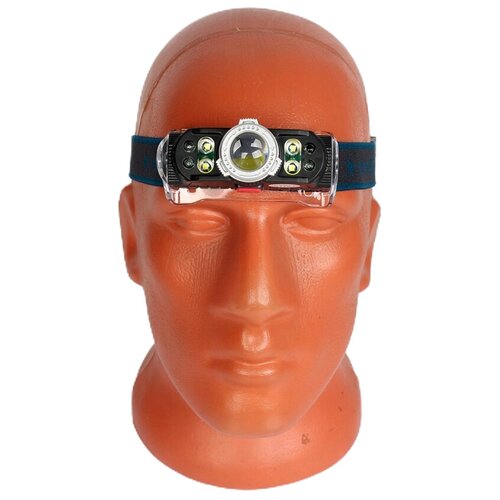 фото Фонарь налобный светодиодный акб usb 19 police