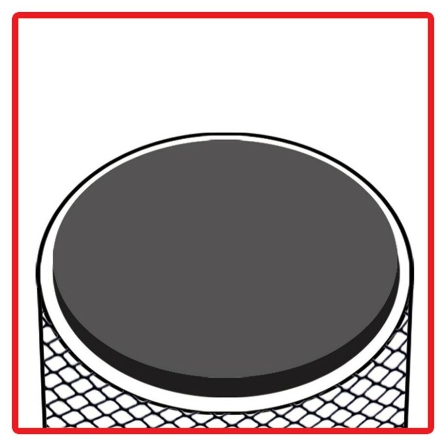 Подставка-органайзер BRAUBERG "Germanium", металлическая, круглое основание, 50х95 мм, черная, 223120 - фото №3