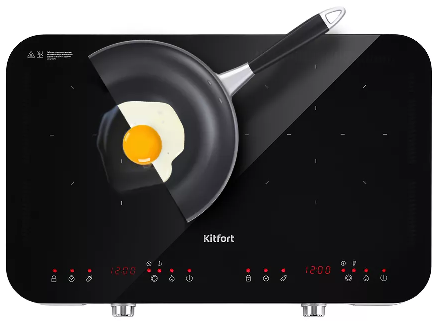 Плита Индукционная Kitfort КТ-149 черный - фото №5
