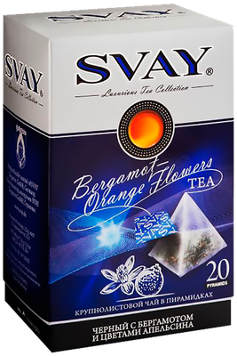 Svay Чай Bergamot–Orange Flowers, 20*2,5 г, Svay