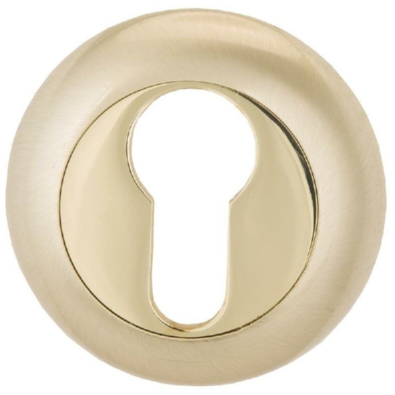 фото Комплект накладок для цилиндрового механизма аллюр АРТ ET-R1 SB(3276), матовое золото