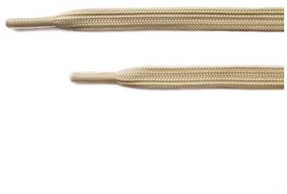 Шнурки LENKO бежевые плоские 80 см - фотография № 3