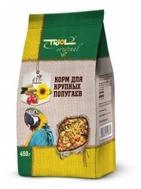 TRIOL™ Корм для крупных попугаев Original, 450г