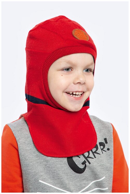 Шапка-шлем Шалуны, размер 52, оранжевый