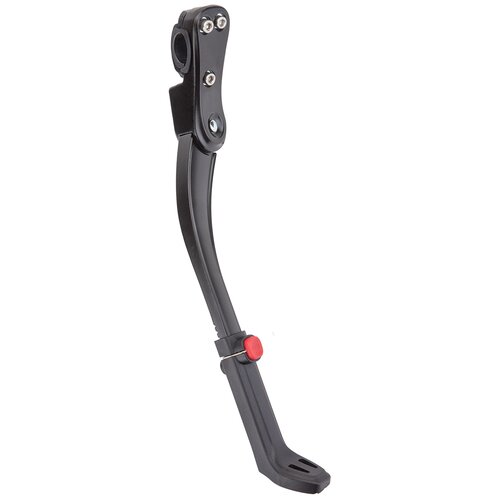 фото Подножка 20"-28" blf-f10 крепление на 1 перо задней вилки, телескопическая, алюминиевая чёрная stels