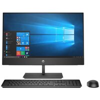 Моноблок HP ProOne 400 G6, 23.8", Intel Core i5 10500T, 8ГБ, 256ГБ SSD, Intel UHD Graphics 630, Windows 11 Professional, черный [641n6pa]