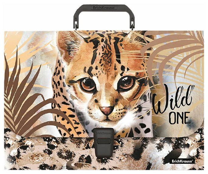 Портфель пластиковый Erich Krause Wild Cat, A4 (48735)