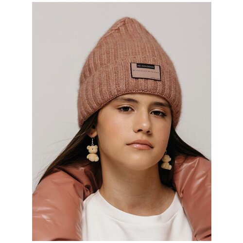 фото Шапка gnk, коричневый, 54-56