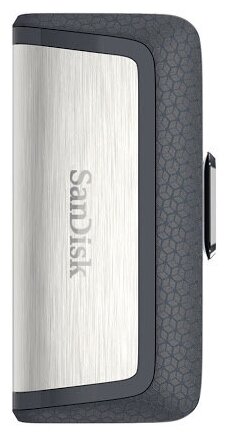 Флешка USB SANDISK Ultra Dual 32Гб, USB3.0, серый и узор [sdddc2-032g-g46] - фото №3