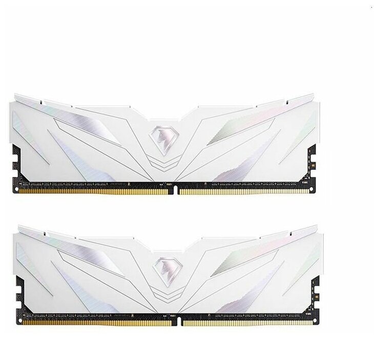 Оперативная память Netac Shadow II 32GB (16GB x 2) DDR4-3200 (PC4-28800) C16 White 18-22-22-42 1.35V XMP Dual DIMM Kit