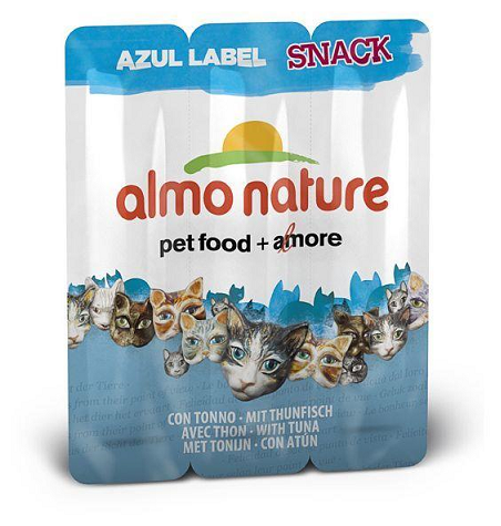 Almo Nature Колбаски для кошек "Тунец", 3шт. (Azul Label Snack Cat Tuna) (511), 0,015 кг - фотография № 4