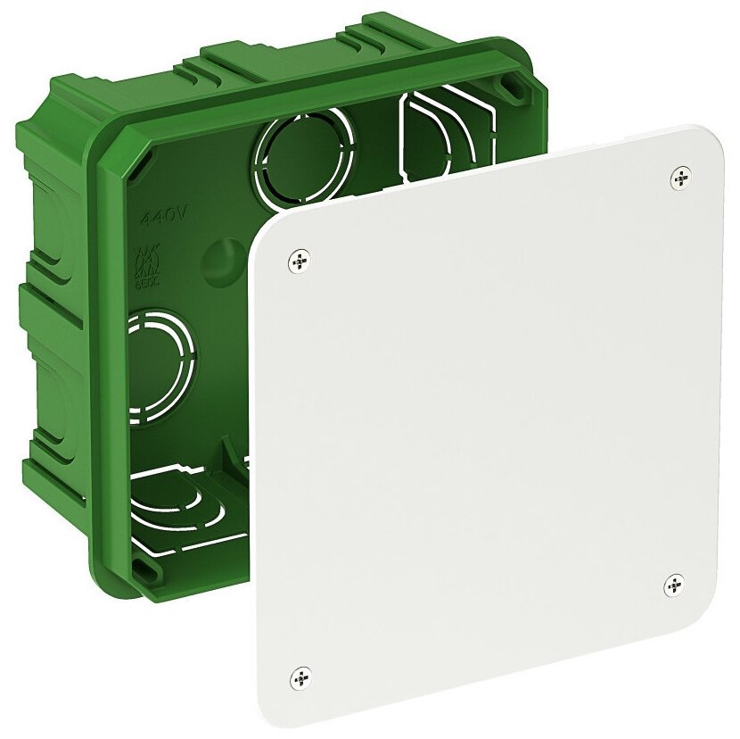 IMT351221 коробка распределительная для сплошных стен 100X100X50 DIY Упаковка (72 шт.) Schneider Electric - фото №1