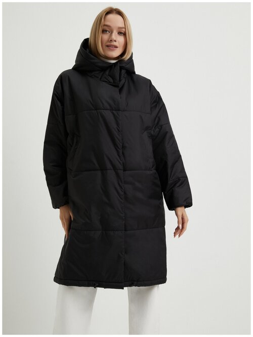 куртка  ZakRaf, демисезон/зима, силуэт свободный, ветрозащитная, влагоотводящая, водонепроницаемая, утепленная, стеганая, размер 50, черный