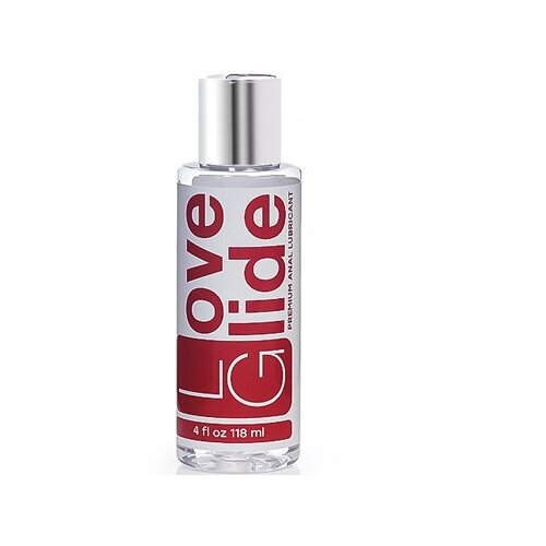 57505 Love Glide Premium Anal Lubricant, 118 мл. Расслабляющий анальный лубрикант на силиконовой основе 474 мл анальный силиконовый лубрикант с экстрактом гвоздики swiss navy premium anal