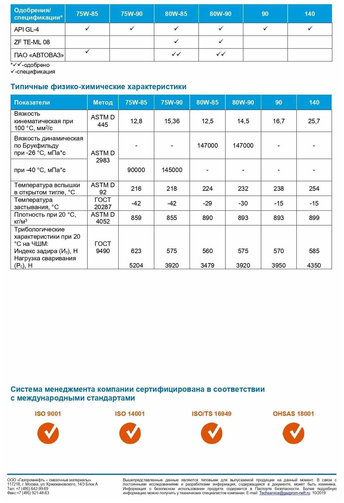 80w90 Gl-4 полусинтетика 1 л 2389901367