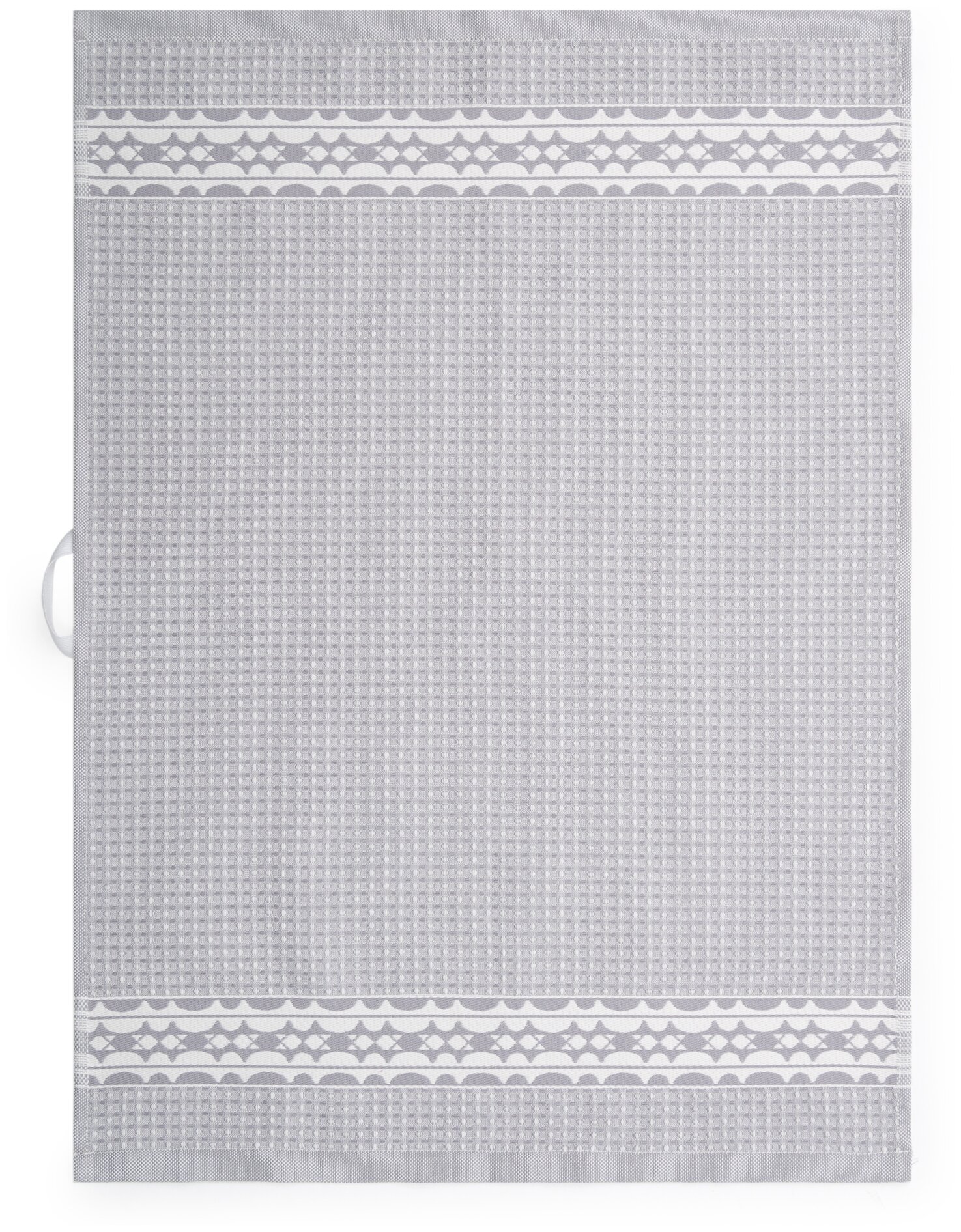 Полотенце кухонное, вафельное Донецкая Мануфактура 50Х70см, цвет: светло-серый, 100% хлопок - фотография № 9