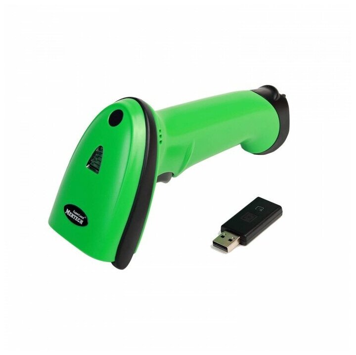 Беспроводной сканер штрих кода MERTECH CL-2200 BLE Dongle P2D USB green