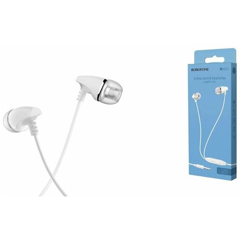Наушники BOROFONE BM25 Sound edge universal 35мм цвет белая 49000₽