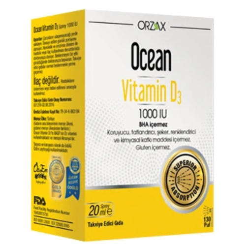 Ocean Vitamin D3 1000 IU витамин д3 спрей