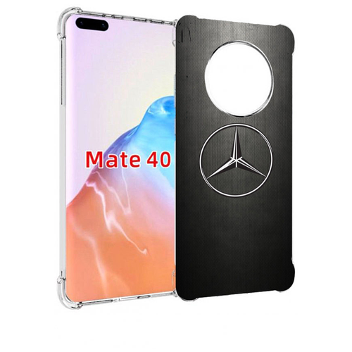 Чехол MyPads mercedes мерседес 3 мужской для Huawei Mate 40 / Mate 40E задняя-панель-накладка-бампер