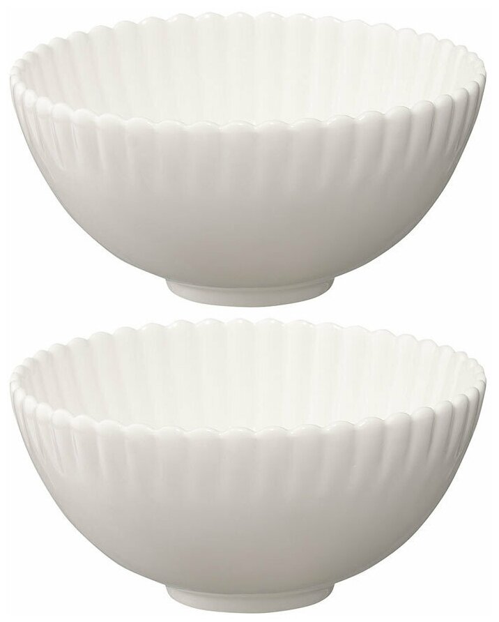 Набор из двух салатников белого цвета из коллекции Kitchen Spirit, 750 мл