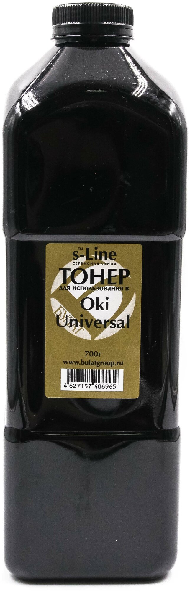 Тонер булат s-Line Universal для Oki (Чёрный, банка 700 г)