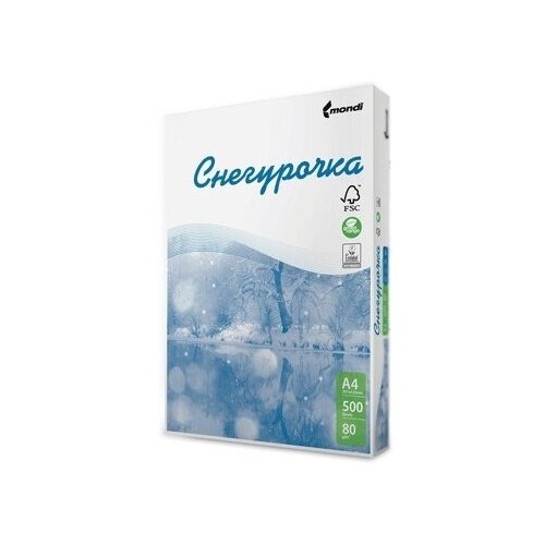 Бумага Снегурочка A4 80g/m2 500 листов 110071