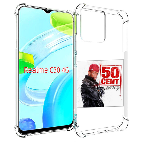 Чехол MyPads 50 Cent - Still On Top для Realme C30 4G / Narzo 50i Prime задняя-панель-накладка-бампер чехол mypads 50 cent king kong returns для realme c30 4g narzo 50i prime задняя панель накладка бампер