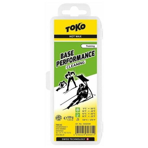 Безфтористый парафин TOKO Base Performance cleaning 120g 5502038